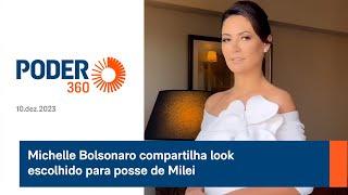 Michelle Bolsonaro compartilha look escolhido para posse de Milei