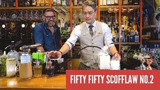 Cocktails maken met Jurgen en Mr Finch: Fifty Fifty Scofflaw No.2