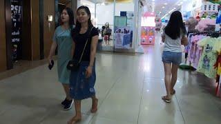 Laos | Vientiane | Vientiane centre shopping mall walking tour 4k | womens day 2021