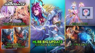 NATALIA EPIC & LUO YI CREATE SKIN, FREE NEW SKIN EVENT, REVAMPED KHUFRA SKIN - Mobile Legends