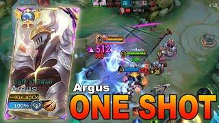 Argus "advance" One Shot One Kill! CRAZY DAMAGE | Mobile Legends