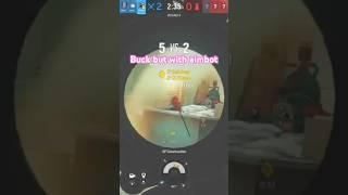 Buck has aimbot now #rainbowsixsiege #gaming #6siege #rainbowsix #rainbowsixsiegechampiongameplay