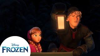 Anna e Kristoff Escapam dos Lobos | Frozen