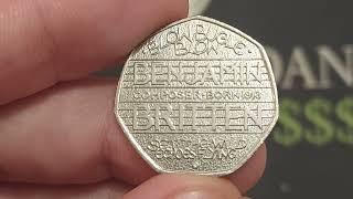 DANS COIN REVIEW & VALUATIONS #75 - UK 2013 BENJAMIN BRITTEN 50P COIN