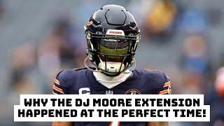 Why The DJ Moore Extension Happened At The PERFECT Time!