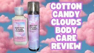 Cotton Candy Clouds Body Care Review | Bath & Body Works