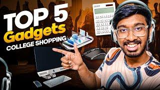 College Shopping || 5 Must Buy *GADGETS* For Engineering Students In Telugu