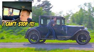 I bought an abandoned 100 year old Packard, and got it running again, BUT I COULD NOT STOP IT!