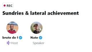 @brutedeforce Twitter Spaces - 05/27/2024 - Sundries & lateral achievement