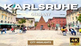 Discover Karlsruhe in 4K Ultra HD | Walking Tour of Iconic Landmarks