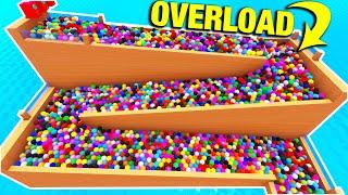 THOUSANDS of MARBLES  VS  My NEW MARBLE RUN  (HUGE OVERLOAD!!!) - Marble World