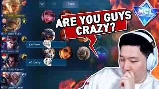 5men marksman, Gosu team being CRAZY in MCL | Mobile Legends Natan