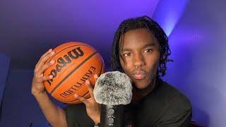 ASMR sports ramble ️ (fluffy mic, ball tapping, intense whispers)