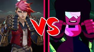 Garnet vs Vi | Steven Universe vs Arcane League of Legends