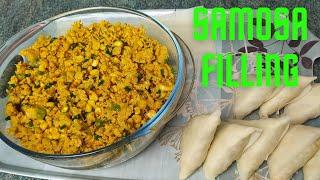 How to make chicken mince samosa filling