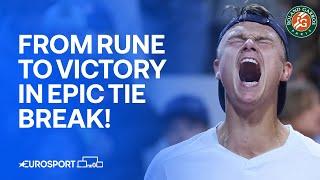 How did Holger Rune comeback from that?! | 2024 French Open 