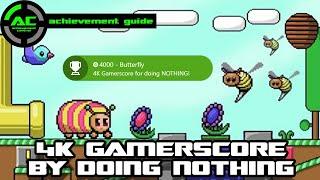 HOW TO GET 4,000 GAMERSCORE IN 5 MINUTES! - Butterfly Achievement Guide