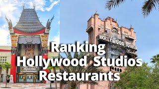 Ranking Hollywood Studios Restaurants | Table Service Restaurant Edition