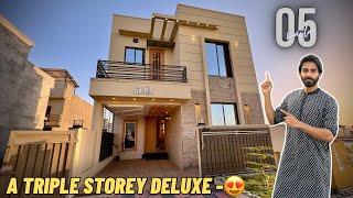 5 Marla 'The Designer Brilliance' Triple Storey House For Sale in Bahria Islamabad