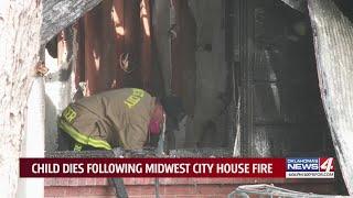 Child dies following Midwest City house fire