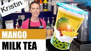 How to make Mango Milk Tea from Powder