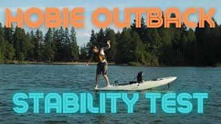 Hobie 2019+ Outback Mirage Pedal Drive Kayak Stability Test