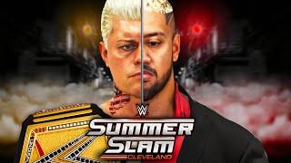 How WWE SummerSlam Should Be Booked