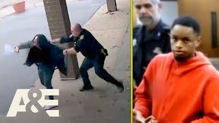 FAILED ESCAPE: Officer Chases & Tackles Defendant to the Ground | Court Cam | A&E