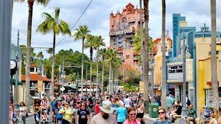 Spring Break 2022 Crowds at Disney's Hollywood Studios in 4K | Walt Disney World Florida March 2022