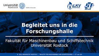 Begleitet uns in die Forschungshalle!