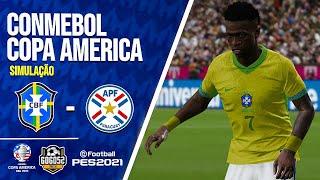 Paraguai x Brasil (28/06/2024) Copa América 2024 | EFootball 2024
