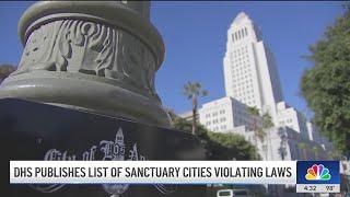LA cities put on DHS list of sanctuary cities violating laws