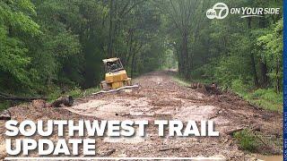 Former employee arrested for vandalizing equipment at Southwest Trail construction site