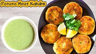 Potato and Meat Kebab ||  Beef and Potato Kabab Recipe || Aloo Gosht Kabab @YummyTraditional100