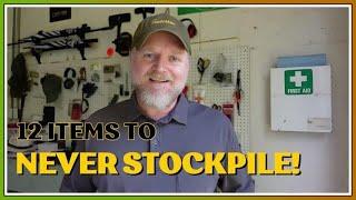 12 Things Preppers Should NEVER Stockpile Large Amounts of!