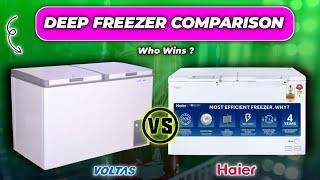 Best Deep Freezer 2025: Voltas vs Haier – Kaunsa BEST Hai?Full Comparison & Review