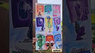 Inside Out 2 characters  ||  Disney || Rucha's Crafty Palette   @rucharavi #shorts #insideout2