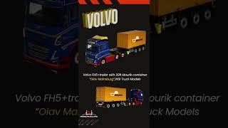 Volvo FH5+trailer with 20ft Mourik container “Olav Maimburg”,WSI Truck Models #modeltruckland #wsi