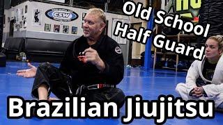 Old School Half Guard Sweeps and Attacks - BJJ Class 4