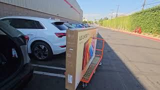 CAN A 75 INCH TV FIT IN A TOYOTA RAV 4 2022 /COSTCO BUY LG 75 INCH TV