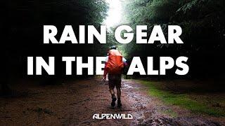 Rain Gear in the Alps