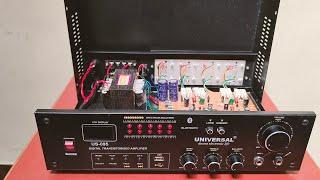 जाने US 0-95 UNIVERSAL AMPLIFIER  8 Transistor के अंदर का राज | what inside universal amplifier