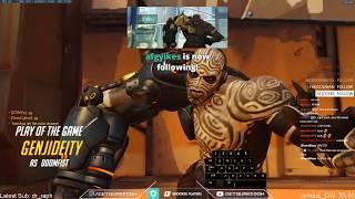 Overwatch Best Rollout Doomfist GetQuakedOn Showing His Gameplay Tricks