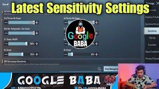 GOOGLE BABA GAMING Latest Sensitivity Settings || BGMI  @GoogleBABAGaming  #vivekgamingop #bgmi