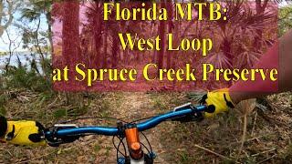 Florida MTB trails: Spruce Creek Preserve #mtb #floridatrail #mountainbike #seniorworkout #exercise