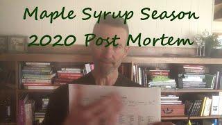 2020 Maple Syrup Season Post Mortem How-To