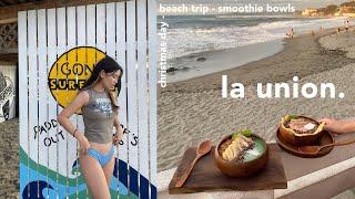 La Union vlog | beach, smoothie bowls & house tour ‍️