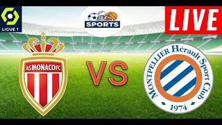 Monaco vs Montpellier Live Score l Ligue 1 France 2024 l