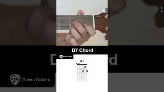 How To Play The D7 Chord On Guitar - Guvna Guitars