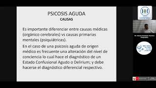 PSICOSIS AGUDA